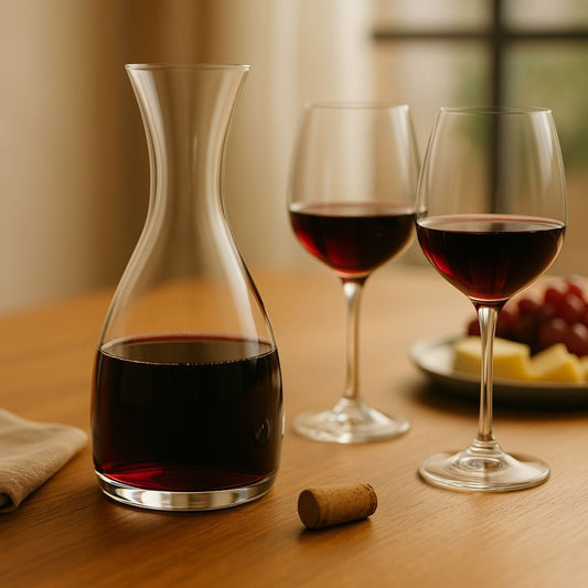 Kit Bohemia - Jogo de Decanter com Taças em Cristal Transparente - 5 peças