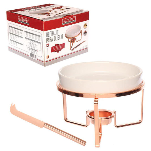 Rechaud para Queijo Rose Gold 4 Peças