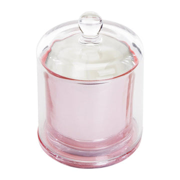 Vela Encanto Rosé em Pote de Vidro 12cm
