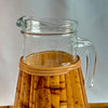 Jarra de Vidro com Bambu Natural 1500 ML
