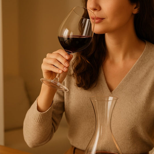 Kit Bohemia - Jogo de Decanter com Taças em Cristal Transparente - 5 peças