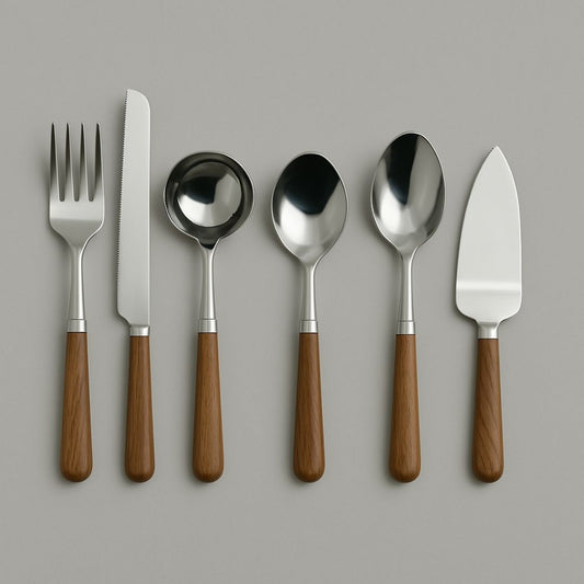 Conjunto Elegance de Utensílios de Servir em Inox