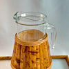 Jarra de Vidro com Bambu Natural 1500 ML